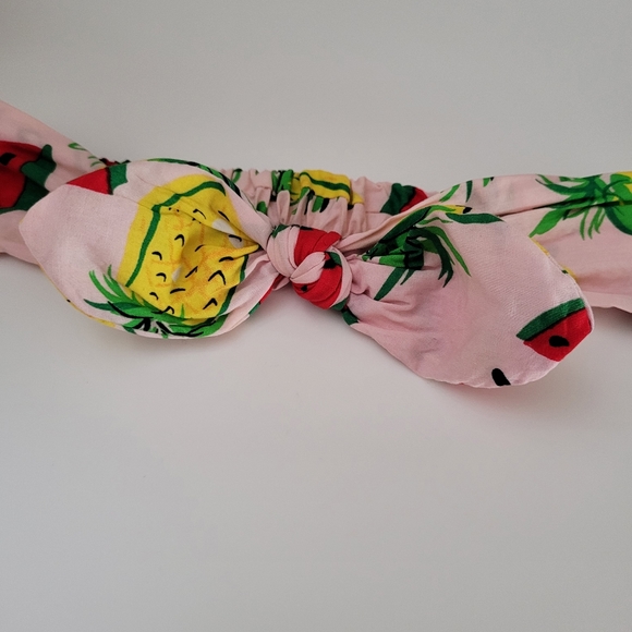 TWO HEADBANDS with fruit and tropical designs for women, hair accessories - Picture 9 of 11